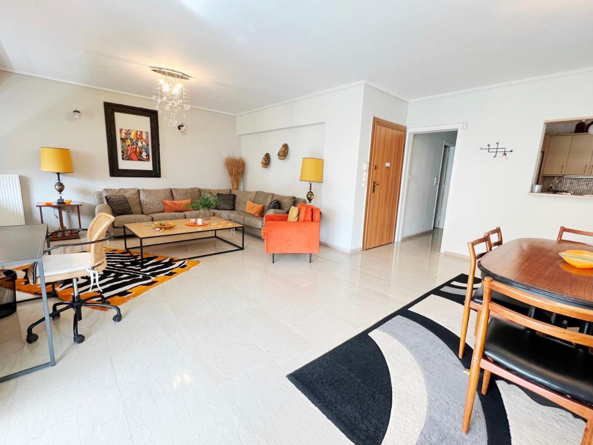 Peaceful Apartment By Flisvos Marina By Athenian Homes Kültér fotó