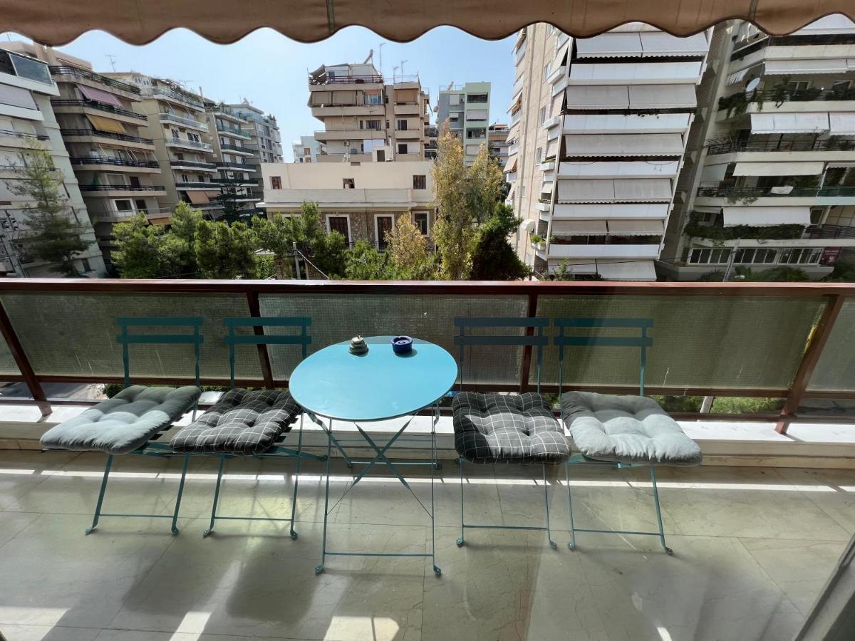 Peaceful Apartment By Flisvos Marina By Athenian Homes Kültér fotó