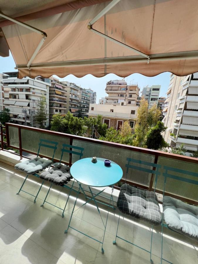 Peaceful Apartment By Flisvos Marina By Athenian Homes Kültér fotó