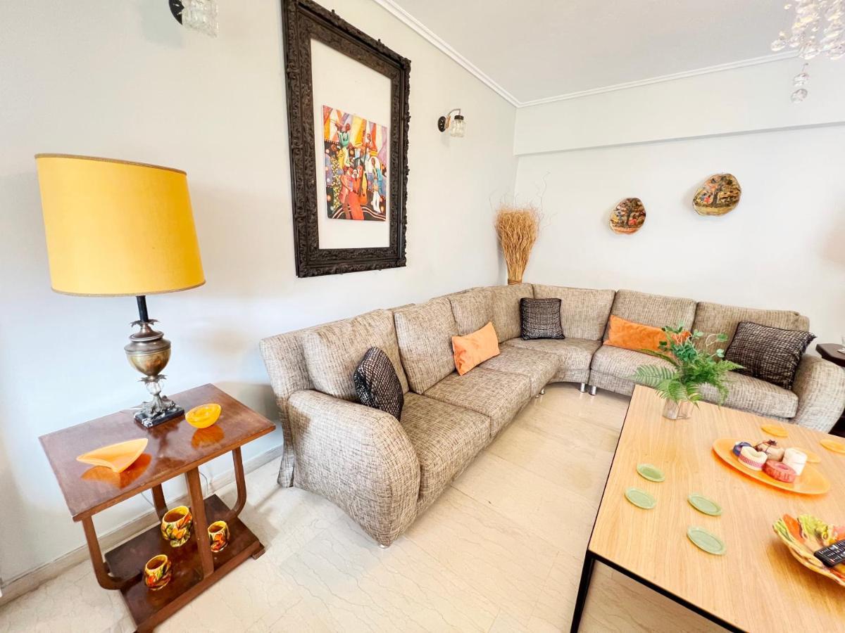 Peaceful Apartment By Flisvos Marina By Athenian Homes Kültér fotó